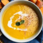 Roasted Butternut, Sweet Potato and Carrot Soup