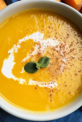 Roasted Butternut, Sweet Potato and Carrot Soup