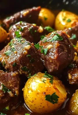 Slow Cooker Garlic Butter Beef