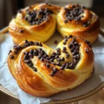 Brioches Roulées Crème Vanille & Pépites de Chocolat