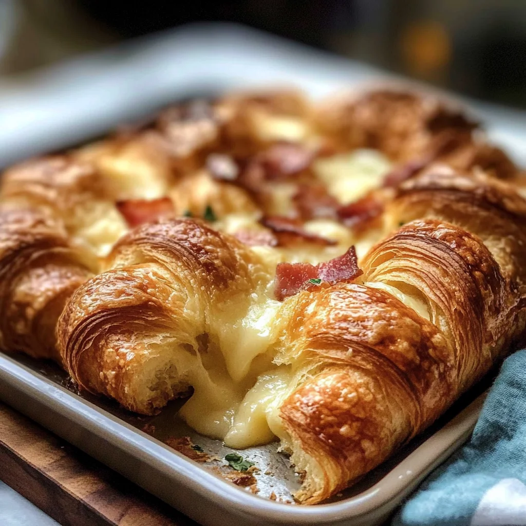 Buttery Croissant Strata
