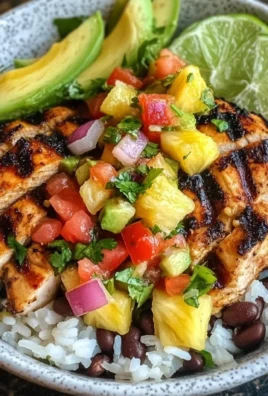 Chicken Bowl with Pineapple Salsa