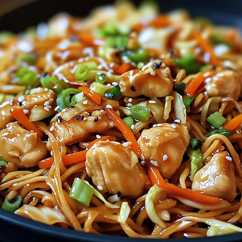 Chicken Chow Mein with The Best Chow Mein Sauce