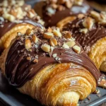 Chocolate Hazelnut Croissant Bake