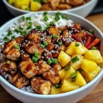Delicious Teriyaki Chicken and Pineapple Bowls in 30 Minutes