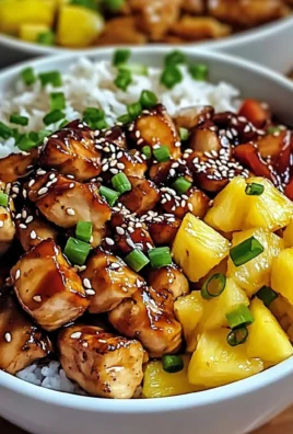 Delicious Teriyaki Chicken and Pineapple Bowls in 30 Minutes
