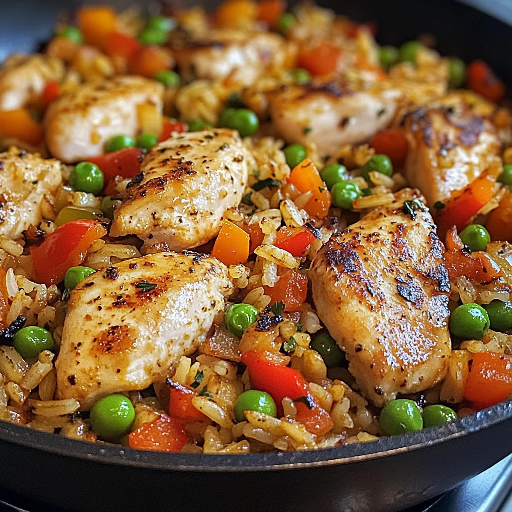 Easy Chicken Pepper Rice Skillet Recipe for Bold, Home-Cooked Flavor