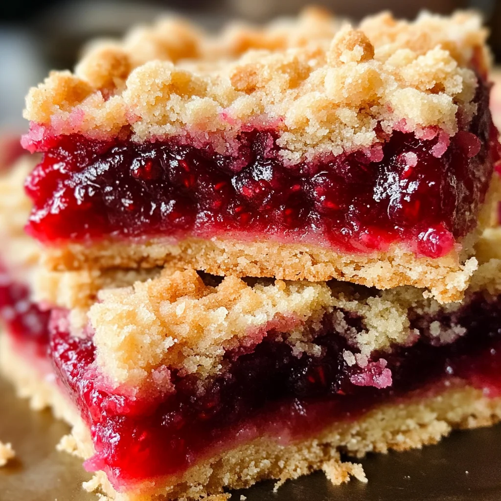 Fabulous Five Ingredient Raspberry Bars