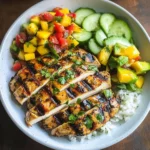 Grilled Cilantro Lime Chicken and Mango Salsa