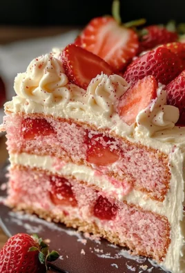 Homemade Strawberry Cake