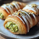 Irresistibly Flaky Pistachio Filled NYC Croissant Rolls
