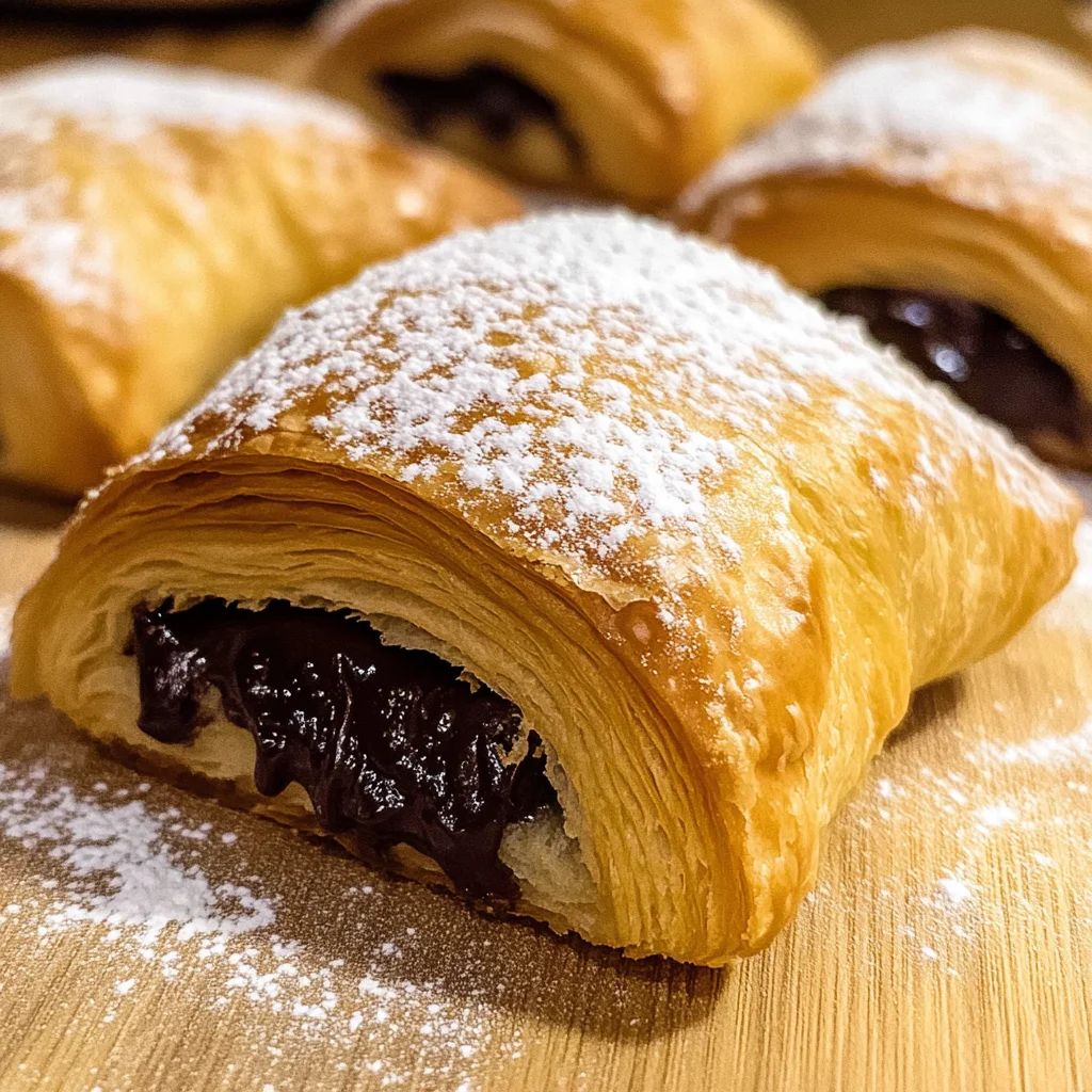 Shortcut Chocolate Croissants