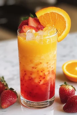 Strawberry Orange Mango Mocktail