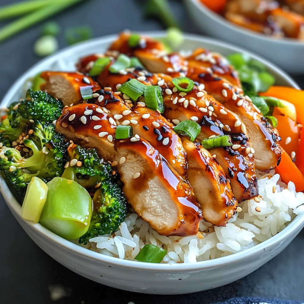 Teriyaki Chicken Rice Bowl (amazing Recipe)